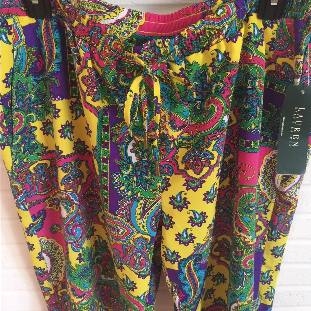 Lauren Ralph Lauren Paisley Joggers